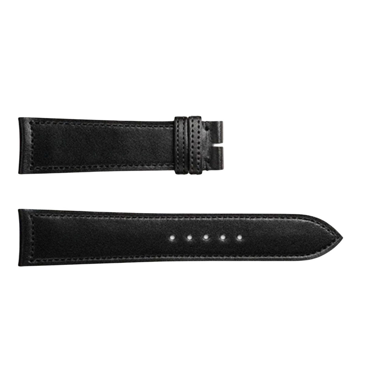 Jaeger LeCoultre Calfskin Fagliano Strap Black 21/18mm - QC05B72Z