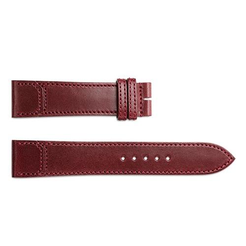 Jaeger-LeCoultre Calfskin Fagliano Strap Burgundy 19/18mm-Jaeger LeCoultre Calfskin Fagliano Strap Burgundy 19/18mm - QC05984Z