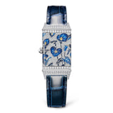 Jaeger-LeCoultre Reverso One Precious Flowers - Blue Arums-Jaeger LeCoultre Reverso One Precious Flowers - Blue Arums -