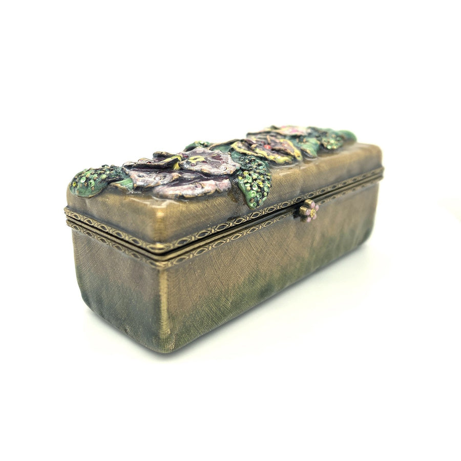 Jay Strongwater Pansy Lipstick Case -