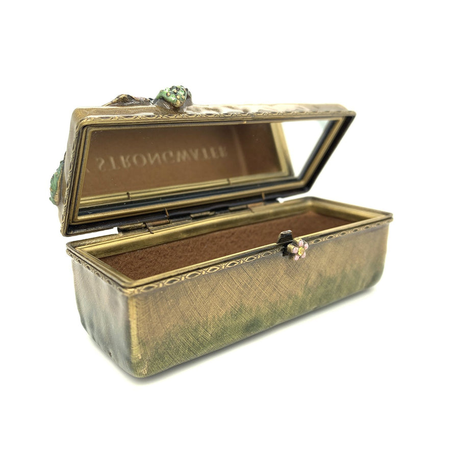 Jay Strongwater Pansy Lipstick Case -