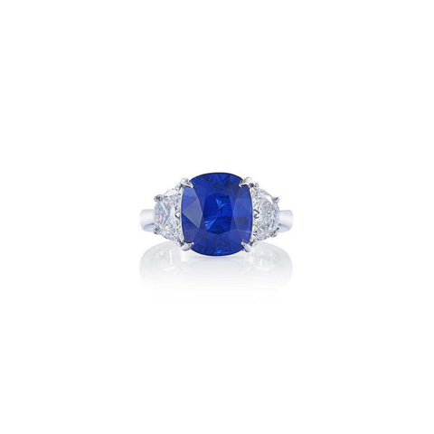 JB Star Blue Sapphire Diamond Ring-JB Star Blue Sapphire Diamond Ring -