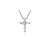 JB Star Diamond Cross Pendant and Chain - 0220/008