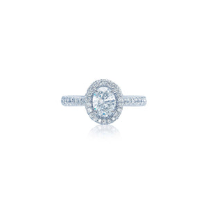 JB Star Diamond Engagement Ring (Mounting Only)-JB Star Diamond Engagement Ring (Mounting Only) -