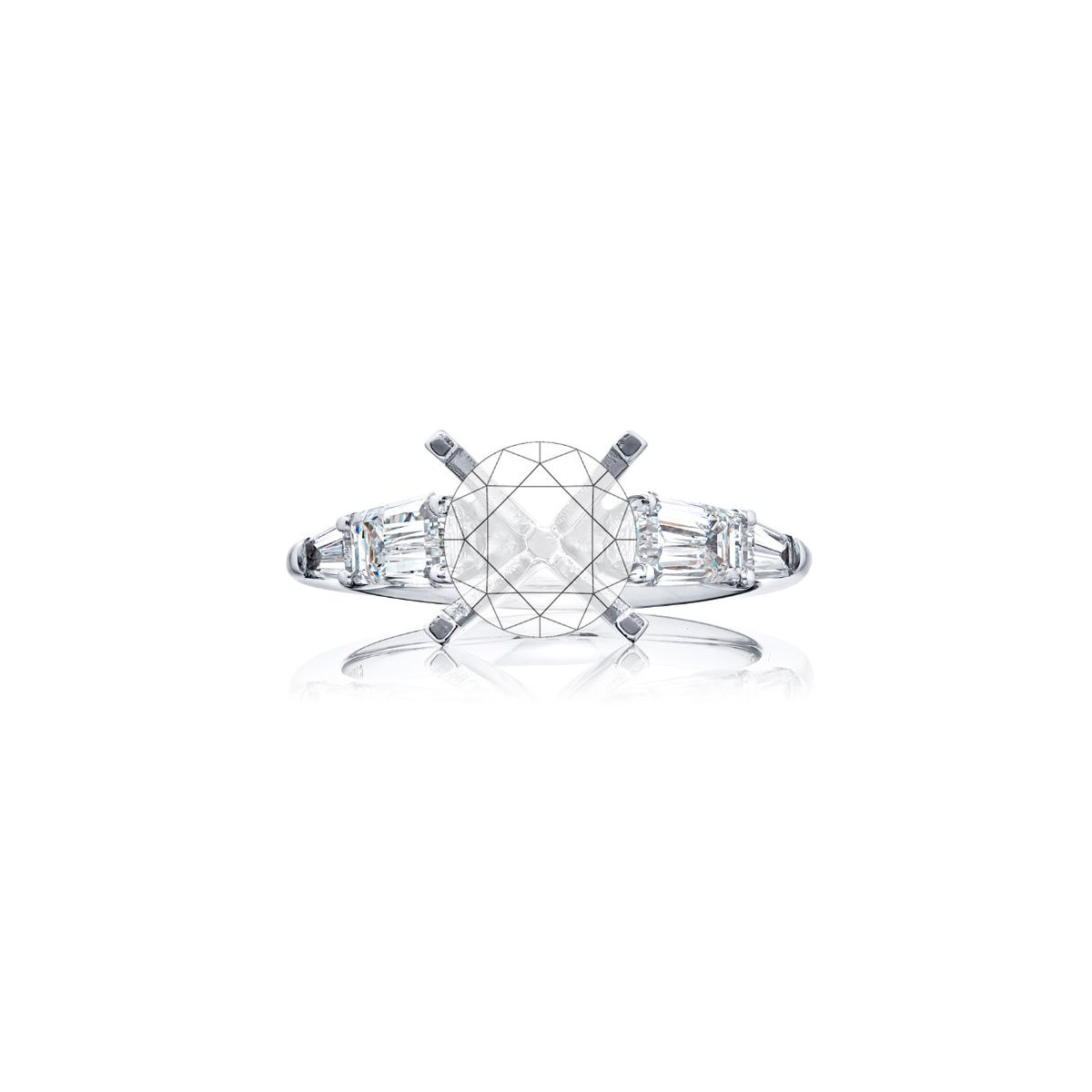 JB Star Diamond Mounting Ring - 1863-079