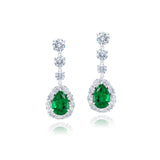 JB Star Emerald Diamond Earrings-JB Star Emerald Diamond Earrings - 7290/009