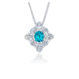 JB Star Paraiba Diamond Necklace-JB Star Paraiba Diamond Necklace - 1647-012
