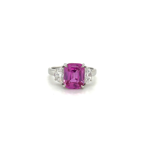JB Star Pink Sapphire Diamond Ring - 0585/007