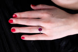 JB Star Pink Sapphire Diamond Ring -