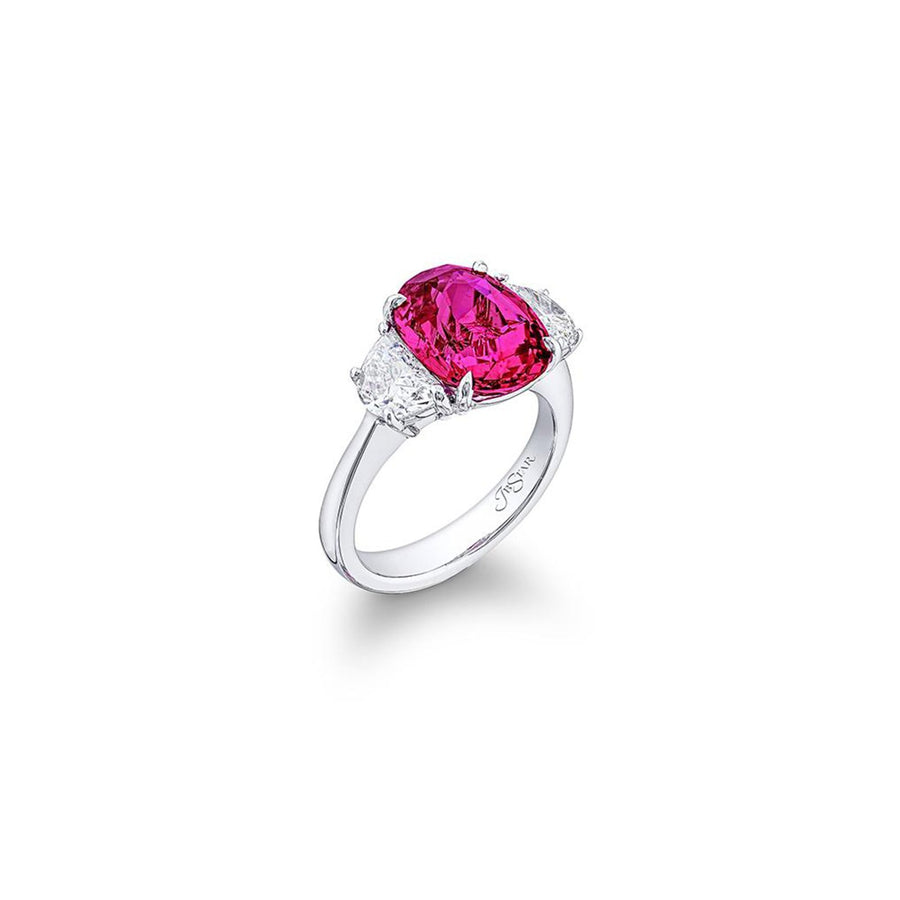 JB Star Pink Sapphire Diamond Ring -