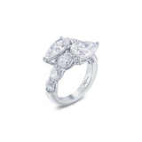 JB Star Platinum Diamond Ring-JB Star Platinum Diamond Ring - 7384-005