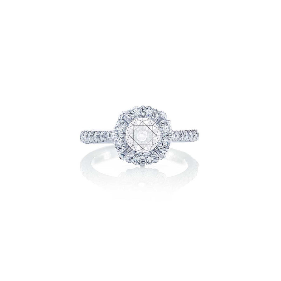 JB Star Platinum Halo Diamond Mounting -
