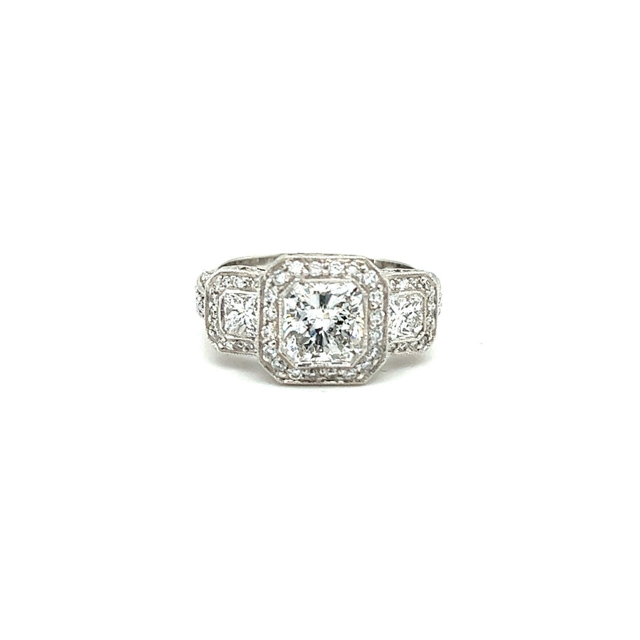 JB Star Radiant-cut Diamond Ring - DRJBS00141