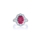 JB Star Ruby and Diamond Ring -