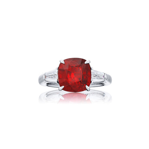 JB Star Ruby and Diamond Ring-JB Star Ruby and Diamond Ring - 4398/137