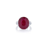 JB Star Ruby and Diamond Ring-JB Star Ruby and Diamond Ring -