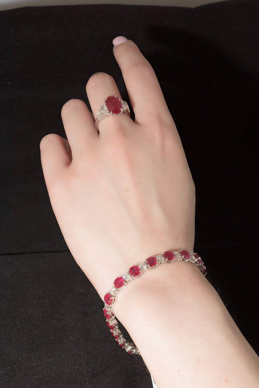 JB Star Ruby and Diamond Ring - 4912/119