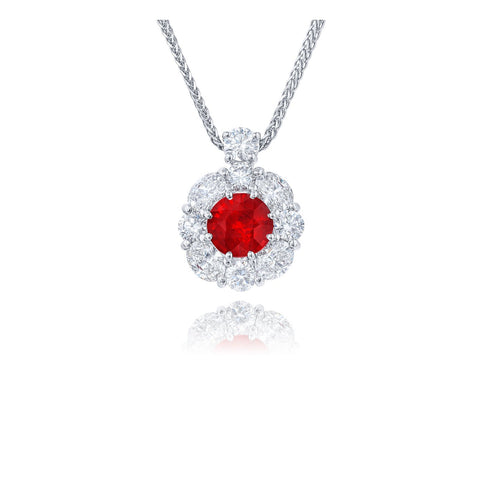 JB Star Ruby Diamond Necklace-JB Star Ruby Diamond Necklace - 2366-025