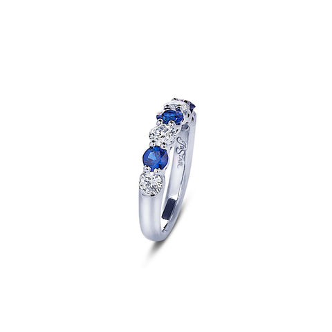 JB Star Sapphire and Diamond Band-JB Star Sapphire and Diamond Band -