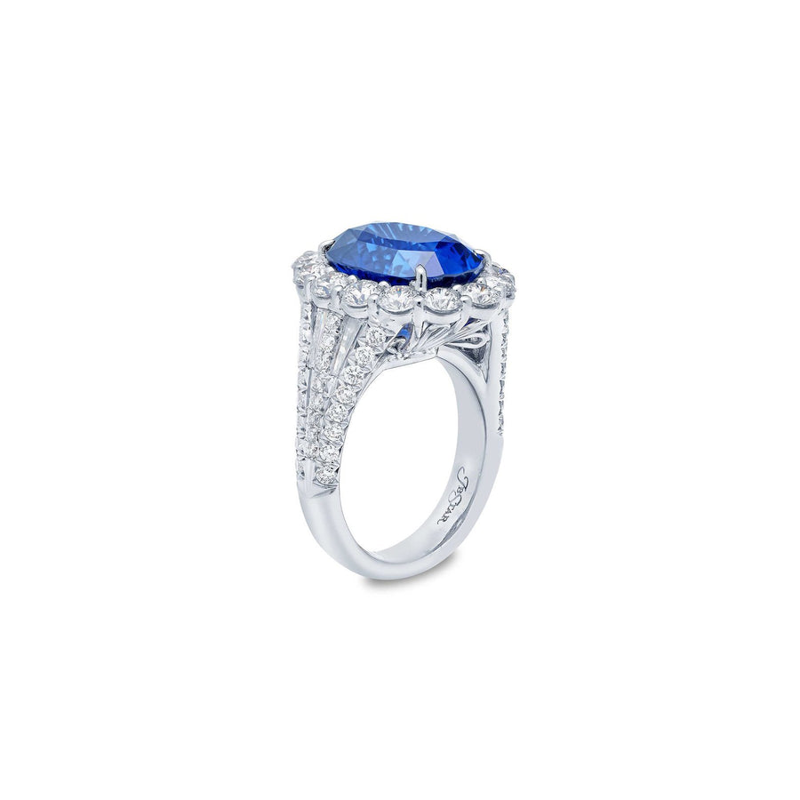 JB Star Sapphire and Diamond Ring -