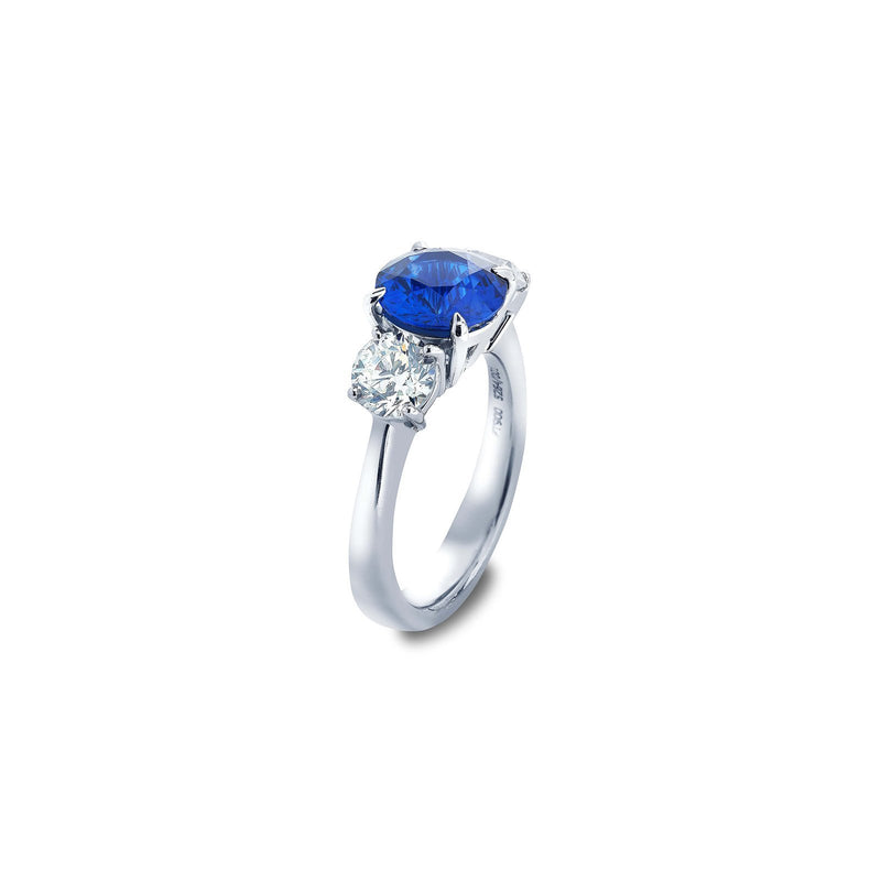 JB Star Sapphire and Diamond Ring-JB Star Sapphire and Diamond Ring -