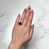 JB Star Sapphire Diamond Ring-JB Star Sapphire Diamond Ring - DRJBS00315