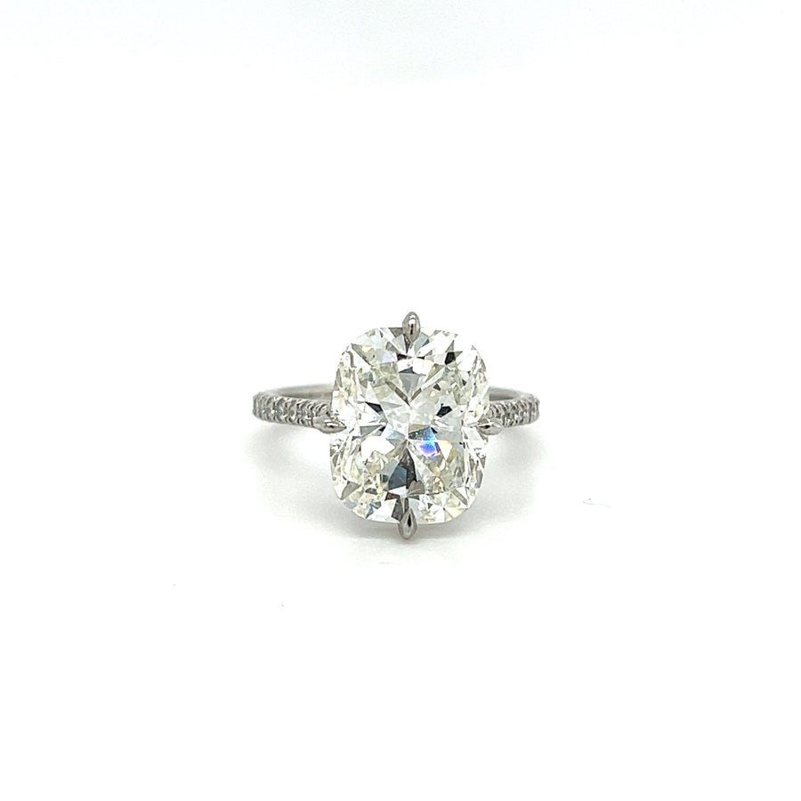 Kwiat Compass Set Cushion Diamond Engagment Ring - DRKWT00711