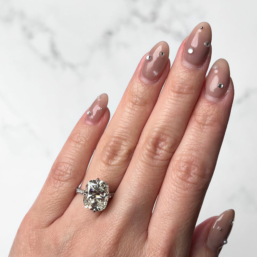 Kwiat Compass Set Cushion Diamond Engagment Ring - DRKWT00711