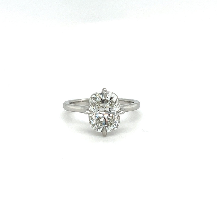 Kwiat Compass Set Cushion Diamond Engagment Ring - F-30272C-0-DIA-PLAT