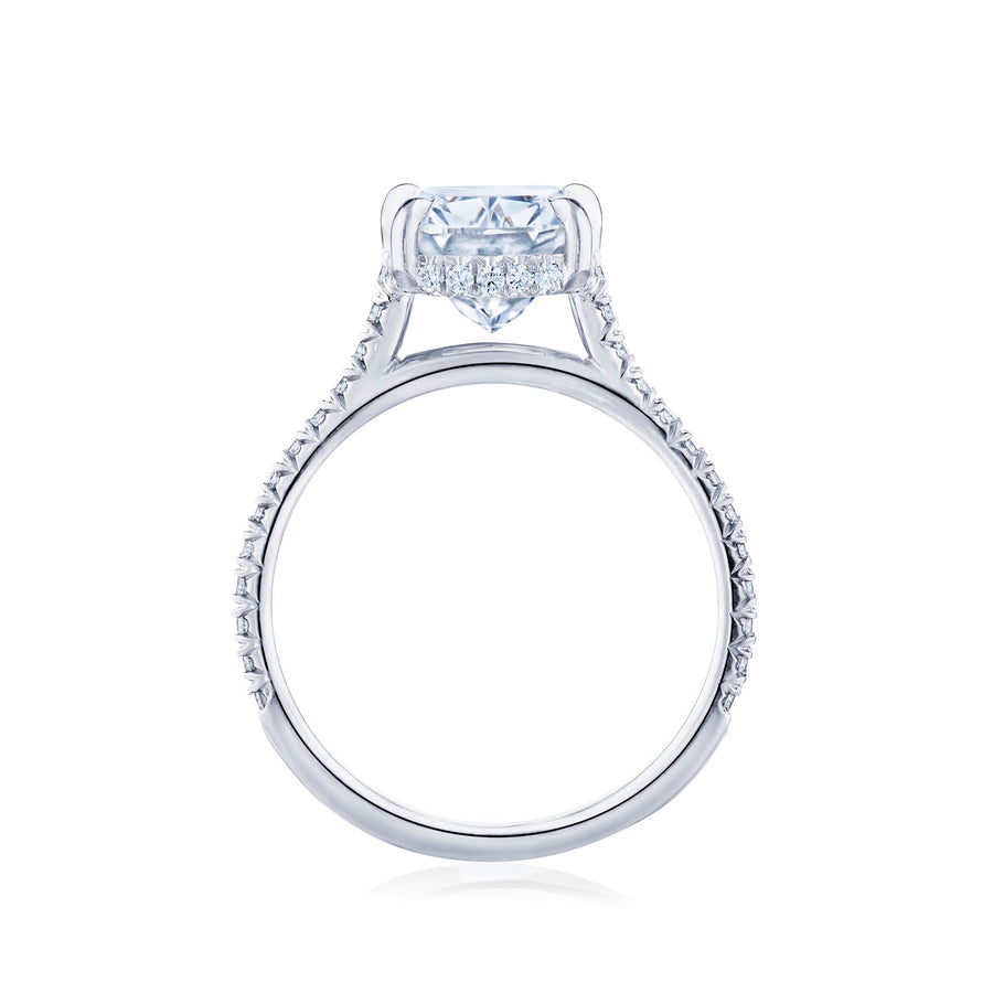 Kwiat Cushion™ Diamond Engagement Ring - F-17691C-0-DIA-PLAT