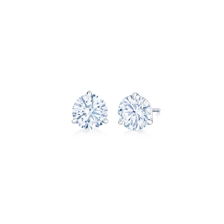 Kwiat Diamond Stud Earrings - 4.00CT - E-18164-400-DIA-PLAT
