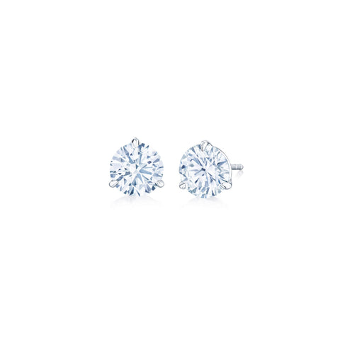 Kwiat Diamond Stud Earrings - 4.00CT-Kwiat Diamond Stud Earrings - 4.00CT - E-18164-400-DIA-PLAT