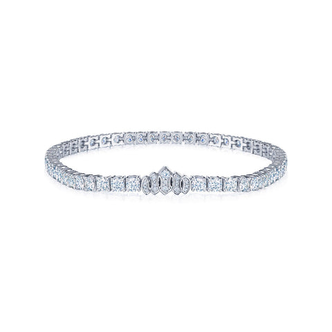 Kwiat Riviera Signature Tiara Line Bracelet-Kwiat Riviera Signature Tiara Line Bracelet - B-15696-20-DIA-PLAT