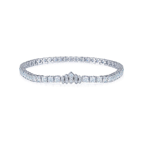 Kwiat Riviera Signature Tiara Line Bracelet-Kwiat Riviera Signature Tiara Line Bracelet - B-15696-7-DIA-PLAT