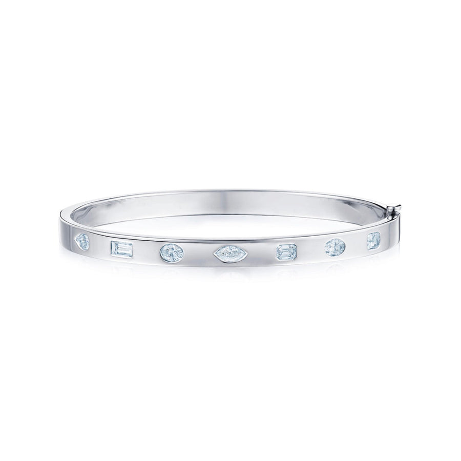 Kwiat Slim Bangle with Mixed Shape Diamonds - 15698/B128564