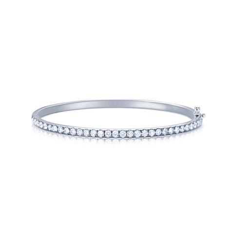 Kwiat Stackable Bangle-Kwiat Stackable Bangle - B-15561W-0-DIA-18KW