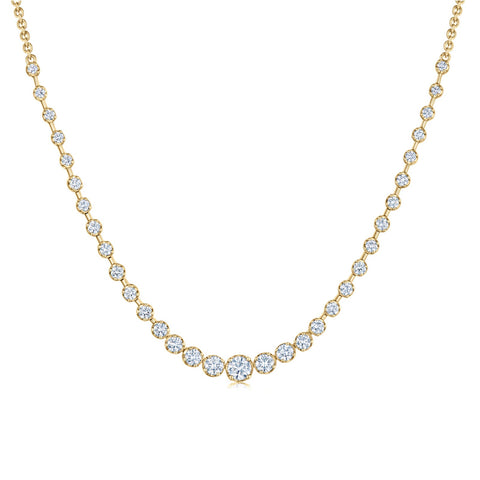 Kwiat Starry Night Demi-Riviere Necklace-Kwiat Starry Night Demi-Riviere Necklace - N-9981-0-DIA-18KY