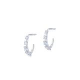 Kwiat Starry Night Petite Hoop Earrings-Kwiat Starry Night Petite Hoop Earrings - E-2606-0-DIA-18KW