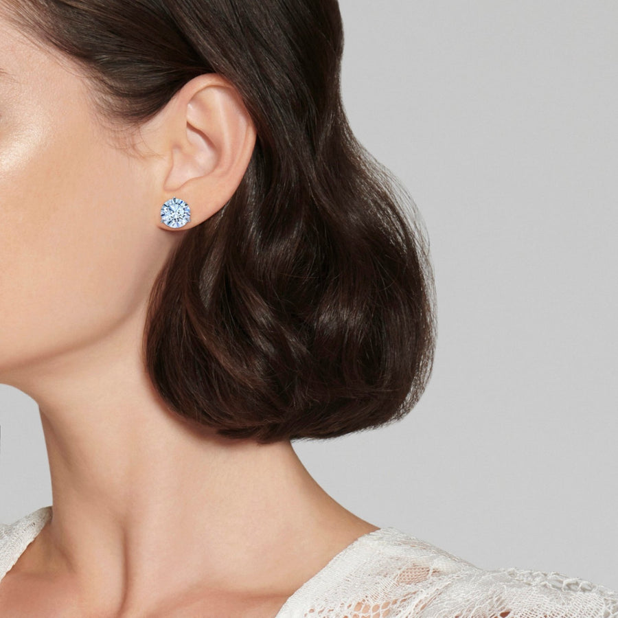 Kwiat Stud Platinum Earrings - E-18168-600-DIA-PLAT