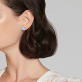 Kwiat Stud Platinum Earrings - E-18168-600-DIA-PLAT