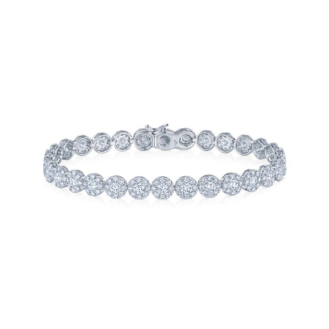 Kwiat Sunburst Line Bracelet-Kwiat Sunburst Line Bracelet - B-19582-0-DIA-18KW