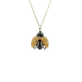 Ladybug Sapphire Diamond Necklace-Ladybug Sapphire Diamond Necklace - SNTIJ00448