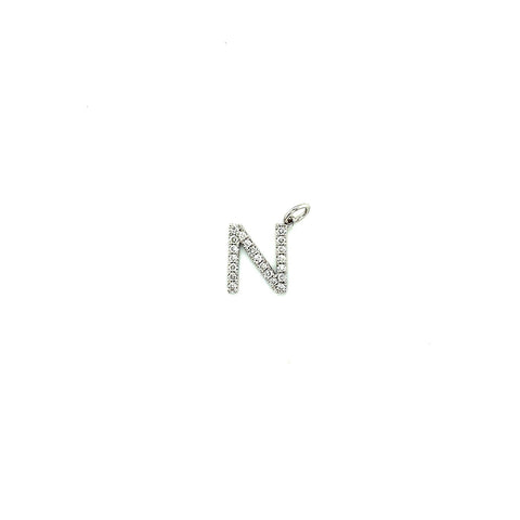 Letter "N" Diamond Pendant - DPTIJ01713