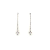 Long Diamond Drop Earrings - DETIJ01571
