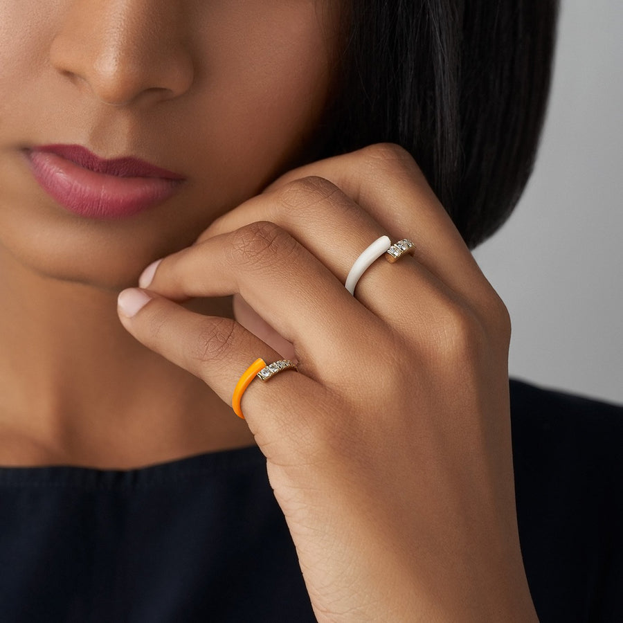 Melissa Kaye Aria Lola Pinky Ring -