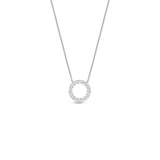 Memoire Circle Diamond Necklace-Memoire Circle Diamond Necklace -