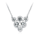 Memoire Cluster Diamond Necklace -