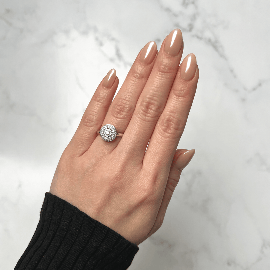 Memoire Diamond Bouquet Engagement Ring - MBQ16ER - 0050TW