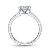 Memoire Diamond Bouquet Engagement Ring-Memoire Diamond Bouquet Engagement Ring -