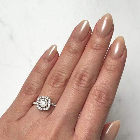 Memoire Diamond Bouquet Engagement Ring - MCBQ5R-0065MW